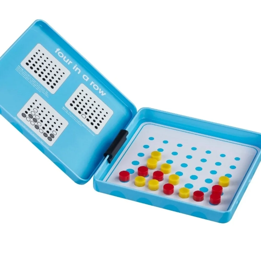 NEW  Toysmith  4  Magnetic Games   Bingo   Four In A Row  Hangman   Tic Tac Toe